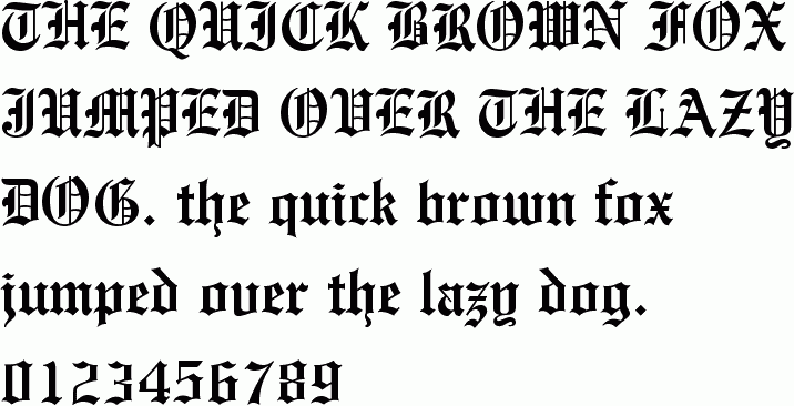 Free Fonts Old English 4