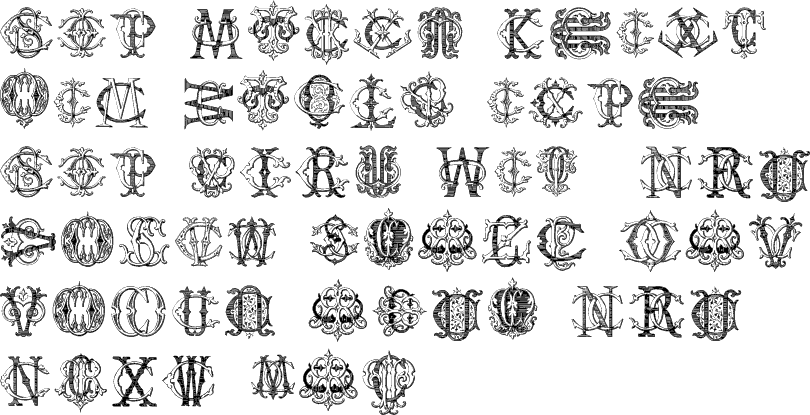 Free Monogram Fonts For Mac