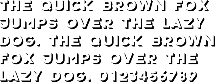 Shadow Typeface