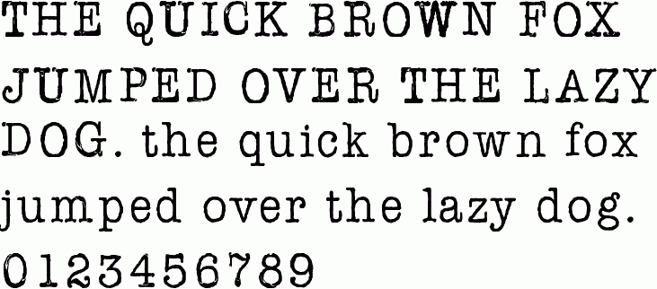See the American Typewriter Medium BT free font download characters
