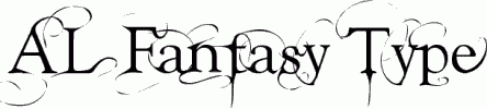 Preview AL Fantasy Type free font