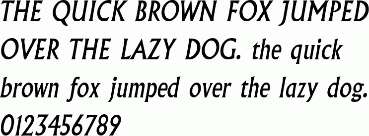 See the Albertus MT Italic free font download characters