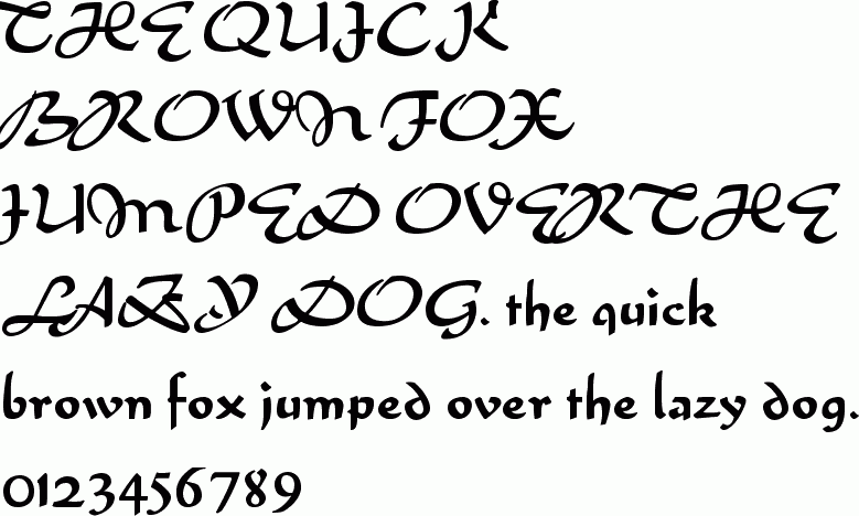 See the Ali Baba free font download characters
