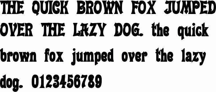 See the ALIBI free font download characters