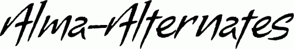 Preview Alma-Alternates free font