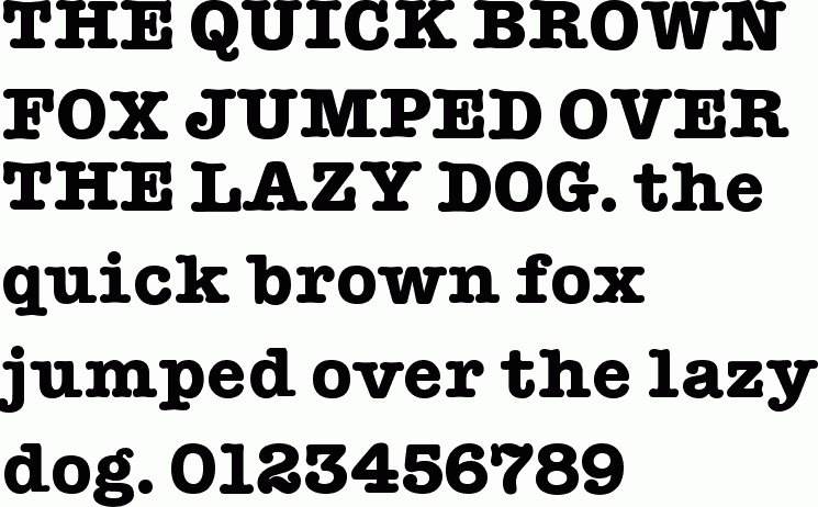 See the American Type Bold free font download characters