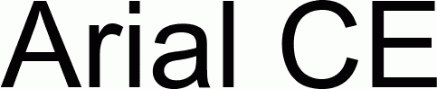 Preview Arial CE free font