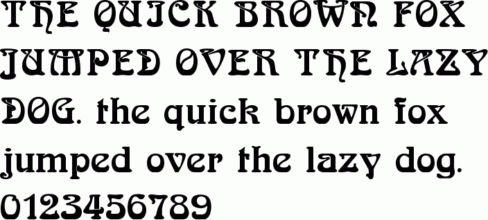 See the Arnold Bocklin MN free font download characters