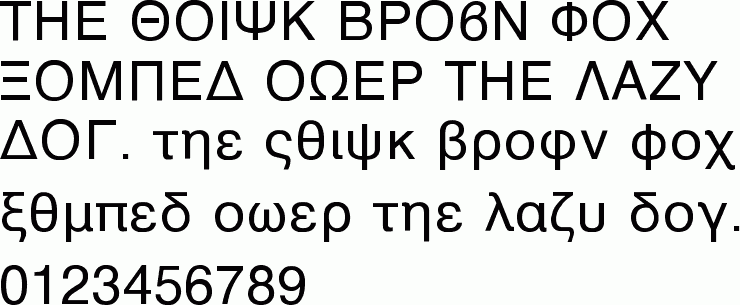 See the Athens Greek free font download characters