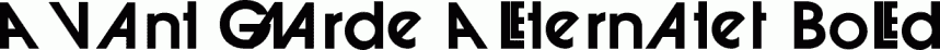 Preview Avant Garde Alternates Bold free font