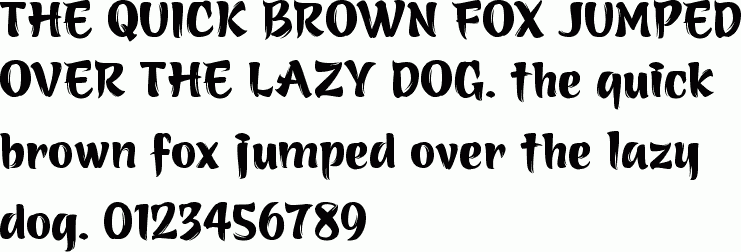 See the Azuki free font download characters
