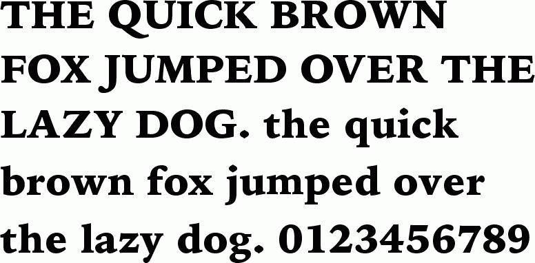 See the Bitstream Iowan Old Style Black BT free font download characters