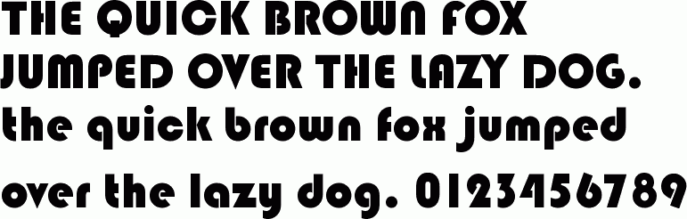 See the Blippo Bold free font download characters
