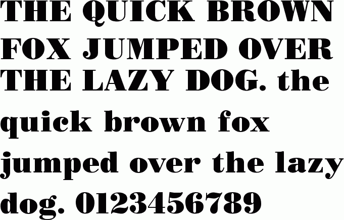 See the Bodoni Poster Regular free font download characters