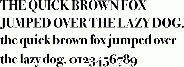 See the Bodoni Seventytwo ITC Bold OS free font download characters