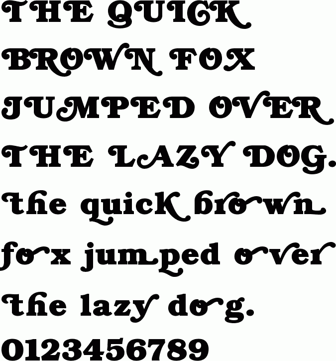 See the Bookman Bold Swash Bold free font download characters