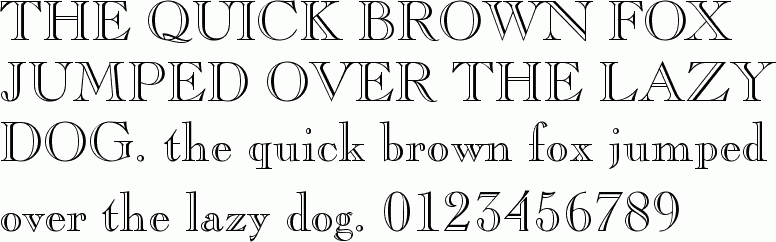 See the Caslon Openface BT free font download characters