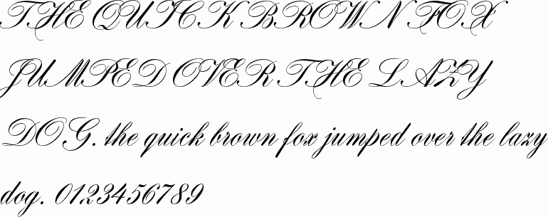 See the Certificate Script free font download characters