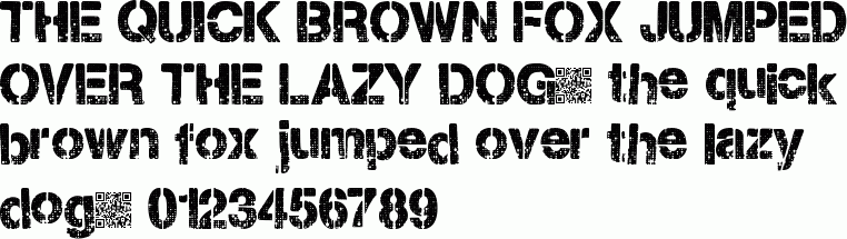 See the City Stencil free font download characters