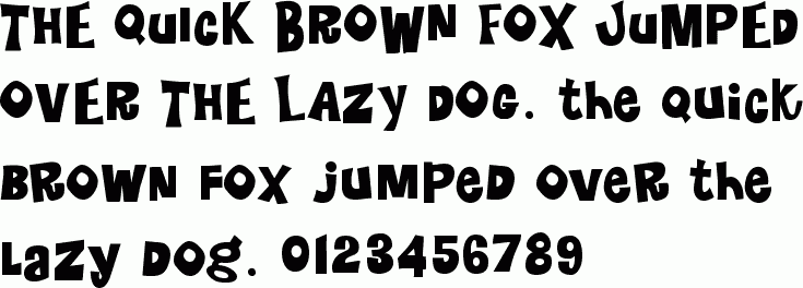 See the CK Jolly Elf free font download characters