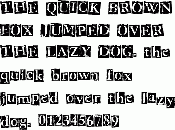 See the CK Scratchy Box free font download characters