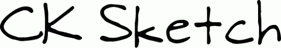 Preview CK Sketch free font