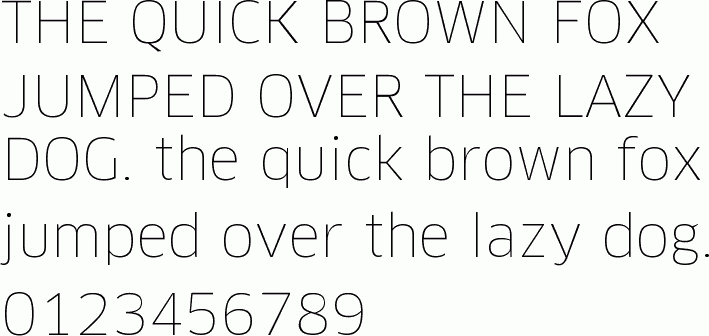 See the ClanPro-Thin free font download characters
