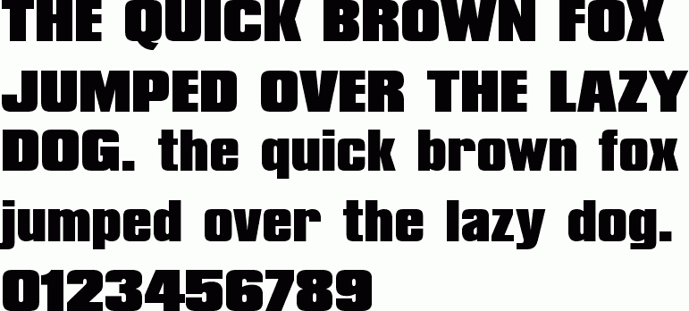 See the Compacta Black BT free font download characters