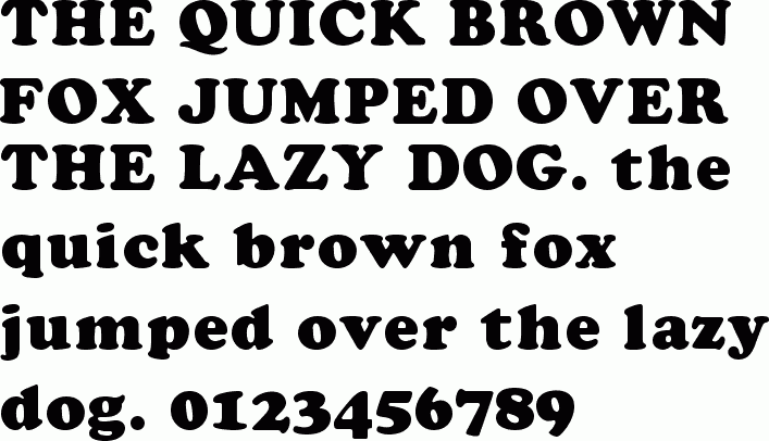 See the Cooper Black ATT free font download characters