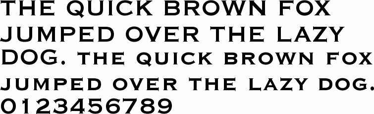 See the Copperplate Gothic Bold BT free font download characters
