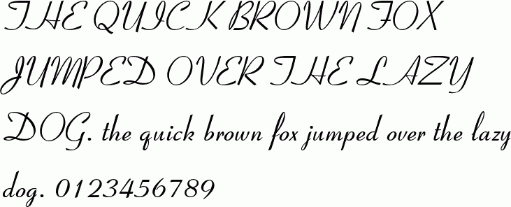 See the Coronet Italic free font download characters