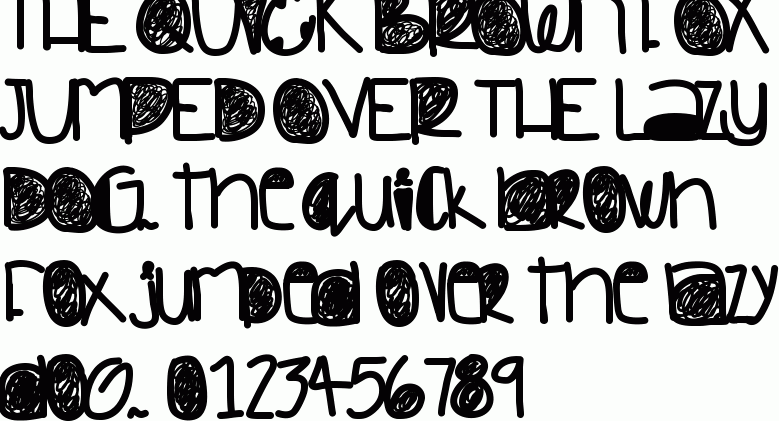 See the Dazed And Confused free font download characters
