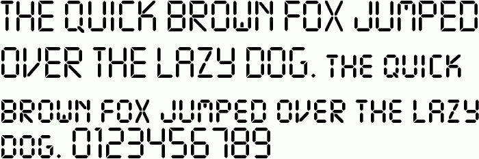 See the DigitalICG free font download characters