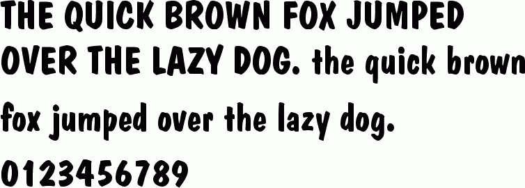See the Dom Bold BT free font download characters