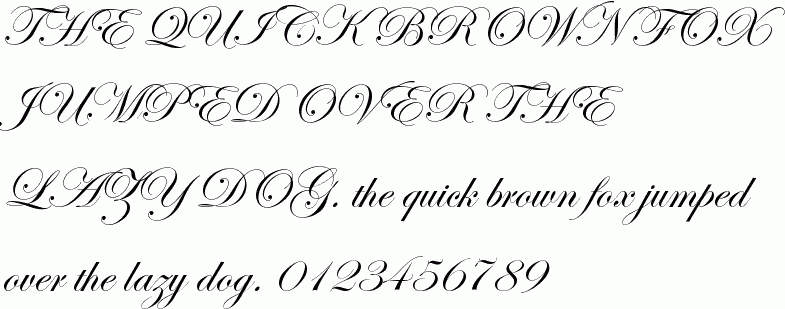 See the Edwardian Script ITC Regular Alternate free font download characters
