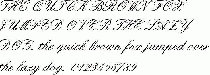 See the English 157 BT free font download characters
