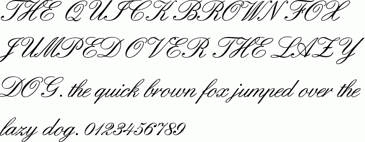 See the English Script free font download characters