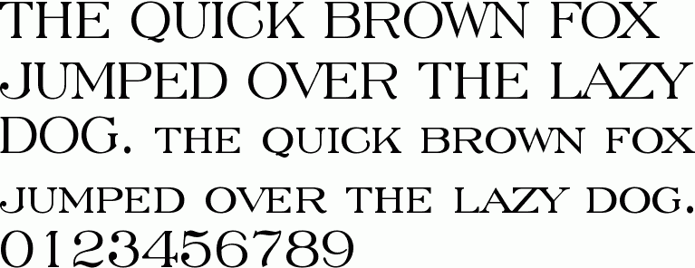See the Engravers' Roman BT free font download characters