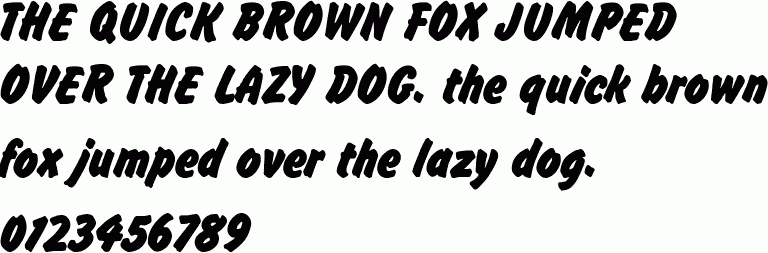 See the Flash D Bold free font download characters