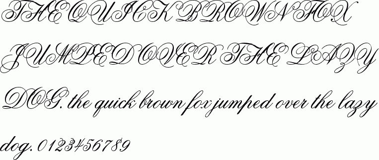 See the Flemish Script BT free font download characters