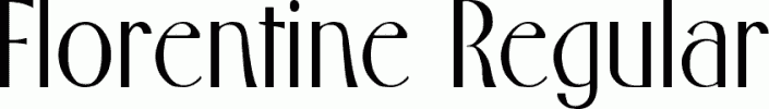 Preview Florentine Regular free font