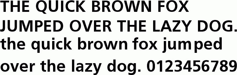 See the Frutiger-Bold free font download characters