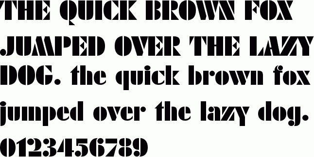 See the Futura Black BT free font download characters