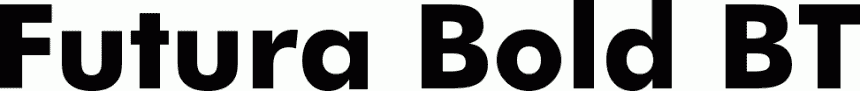 Preview Futura Bold BT free font