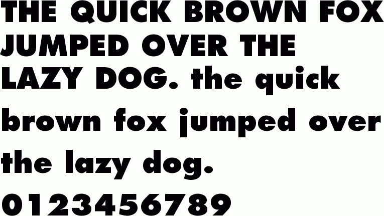 See the Futura LT Extra Bold free font download characters