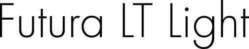 Preview Futura LT Light free font