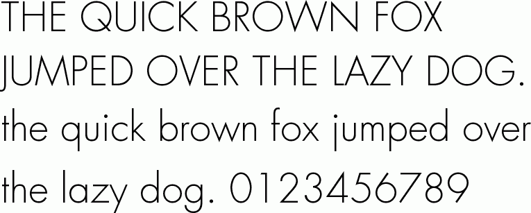 See the Futura LT Light free font download characters