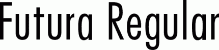 Preview Futura Regular free font