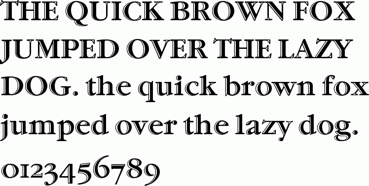 See the Garamond Handtooled ITC OS free font download characters