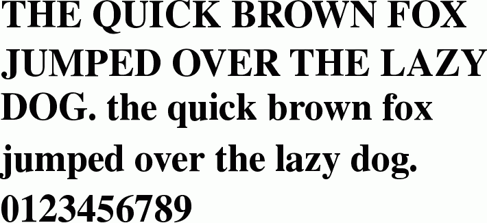 See the Times-Bold free font download characters